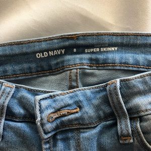 Old Navy Light Wash Skinny Jeans -Size 8